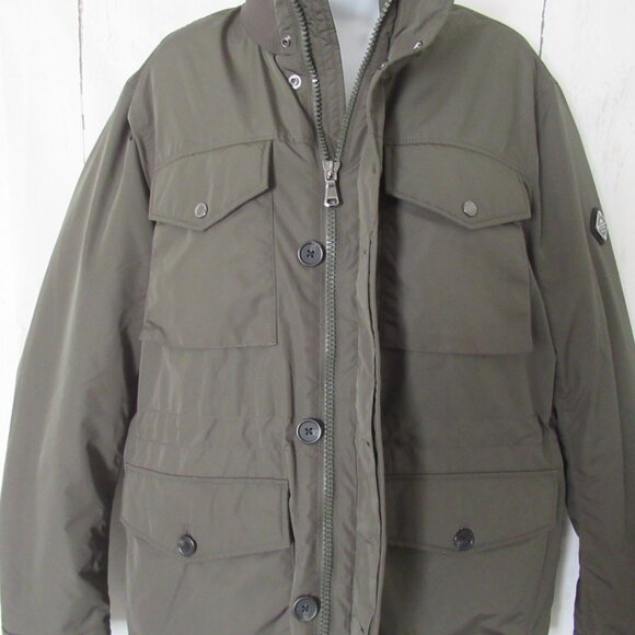 J Lindeberg Jacket M Medium Olive Green Military Cargo Pocket Primaloft - Picture 3 of 8